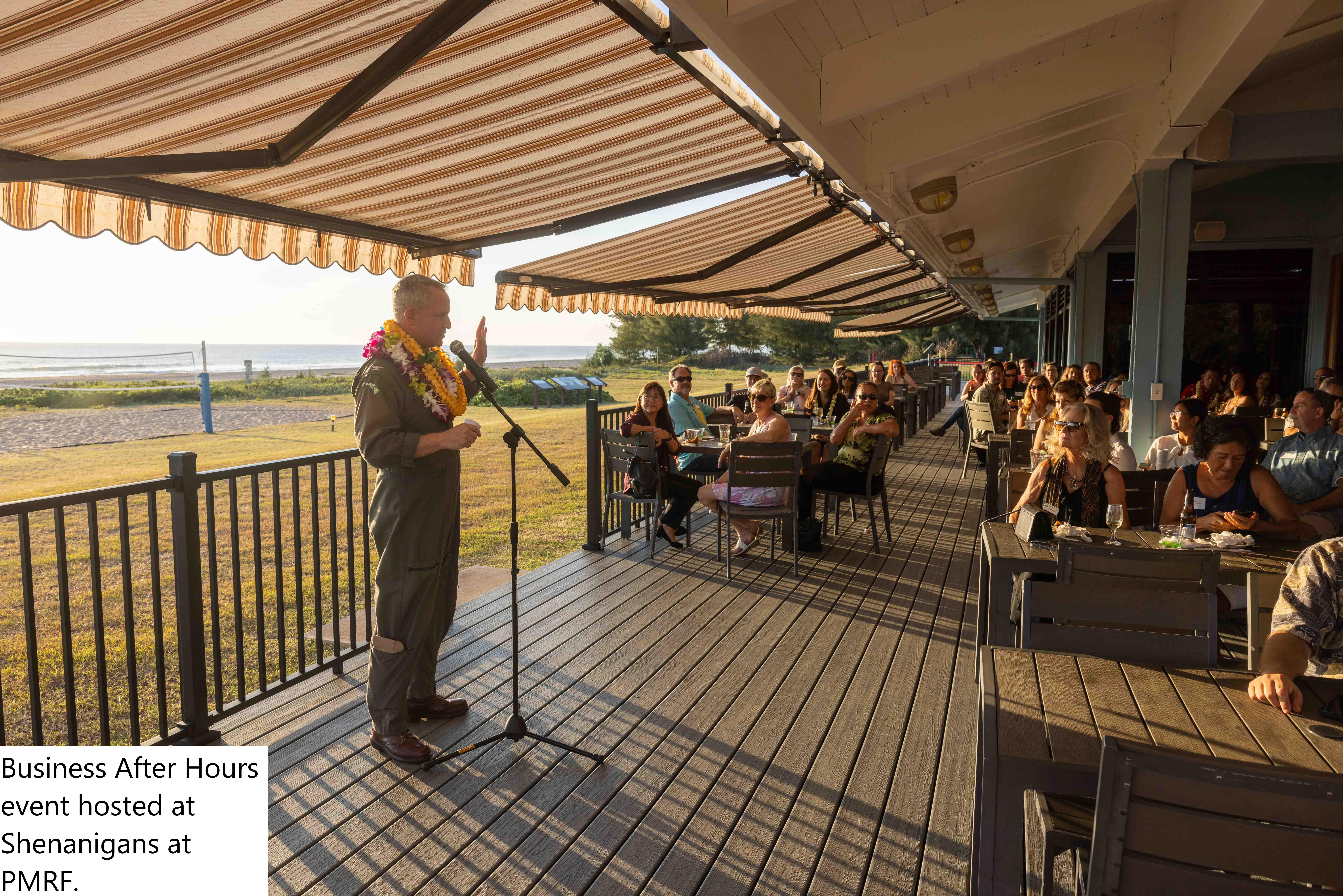 Business After Hours event hosted at Shenanigans at PMRF.